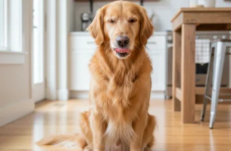 Dog Eating Yogurt